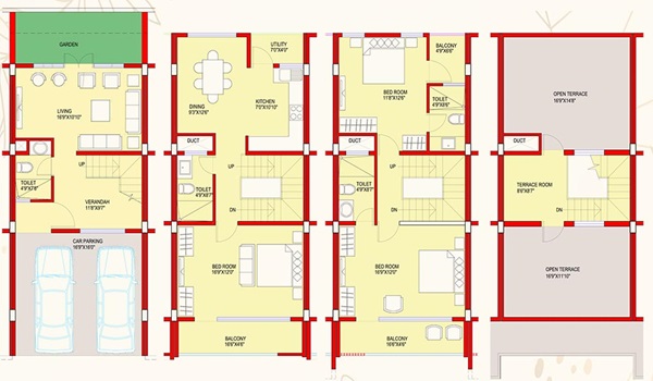 Birla Ojasvi Rowhouse Floor Plan